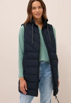 Lang gewatteerd vest