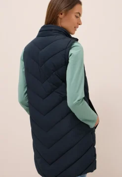 Lang gewatteerd vest