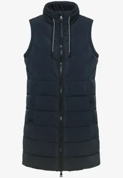 Lang gewatteerd vest