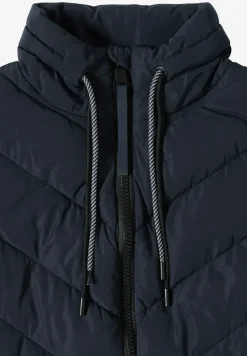 Lang gewatteerd vest
