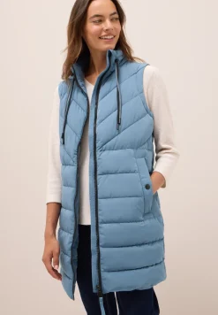 Lang gewatteerd vest