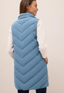 Lang gewatteerd vest