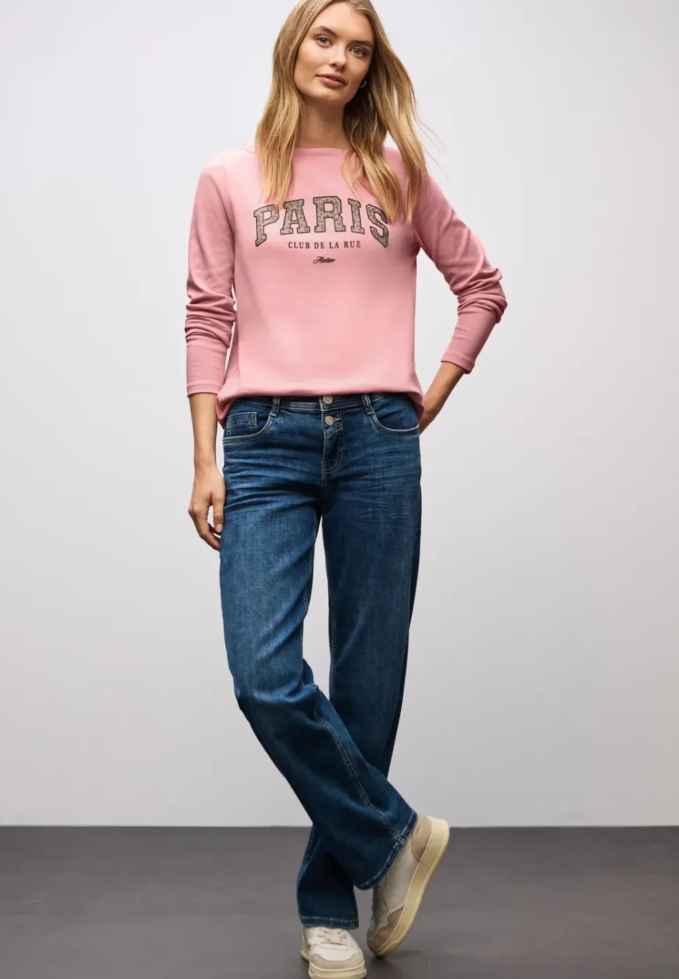 Langarmshirt mit Wording