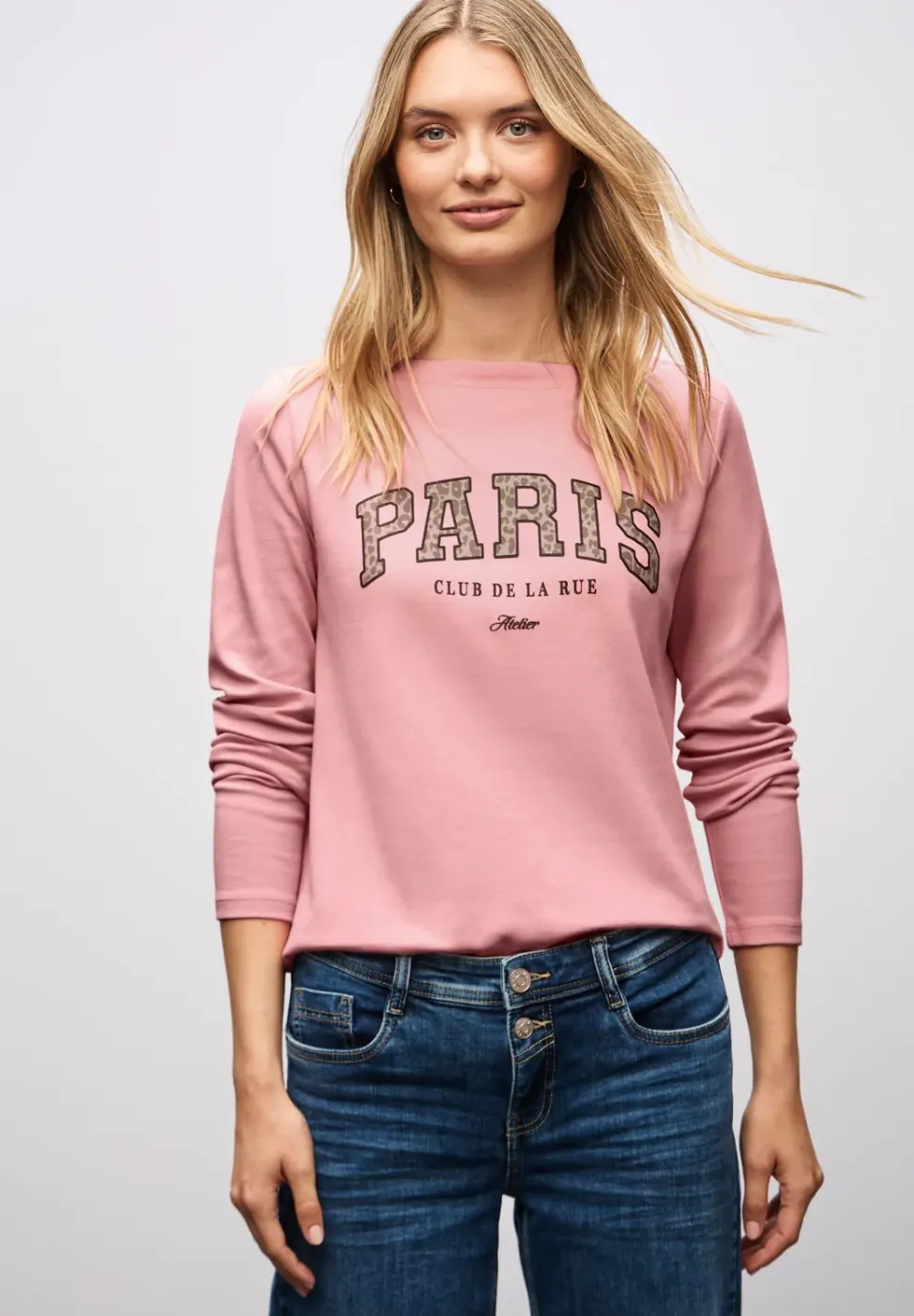 Langarmshirt mit Wording