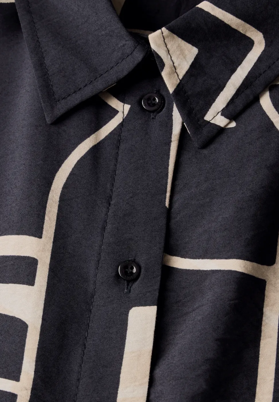 Lange blouse met omslag