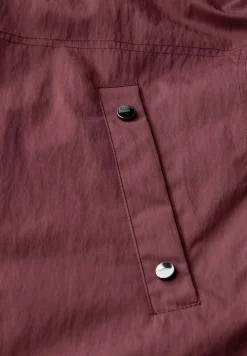 Lange blouson met capuchon