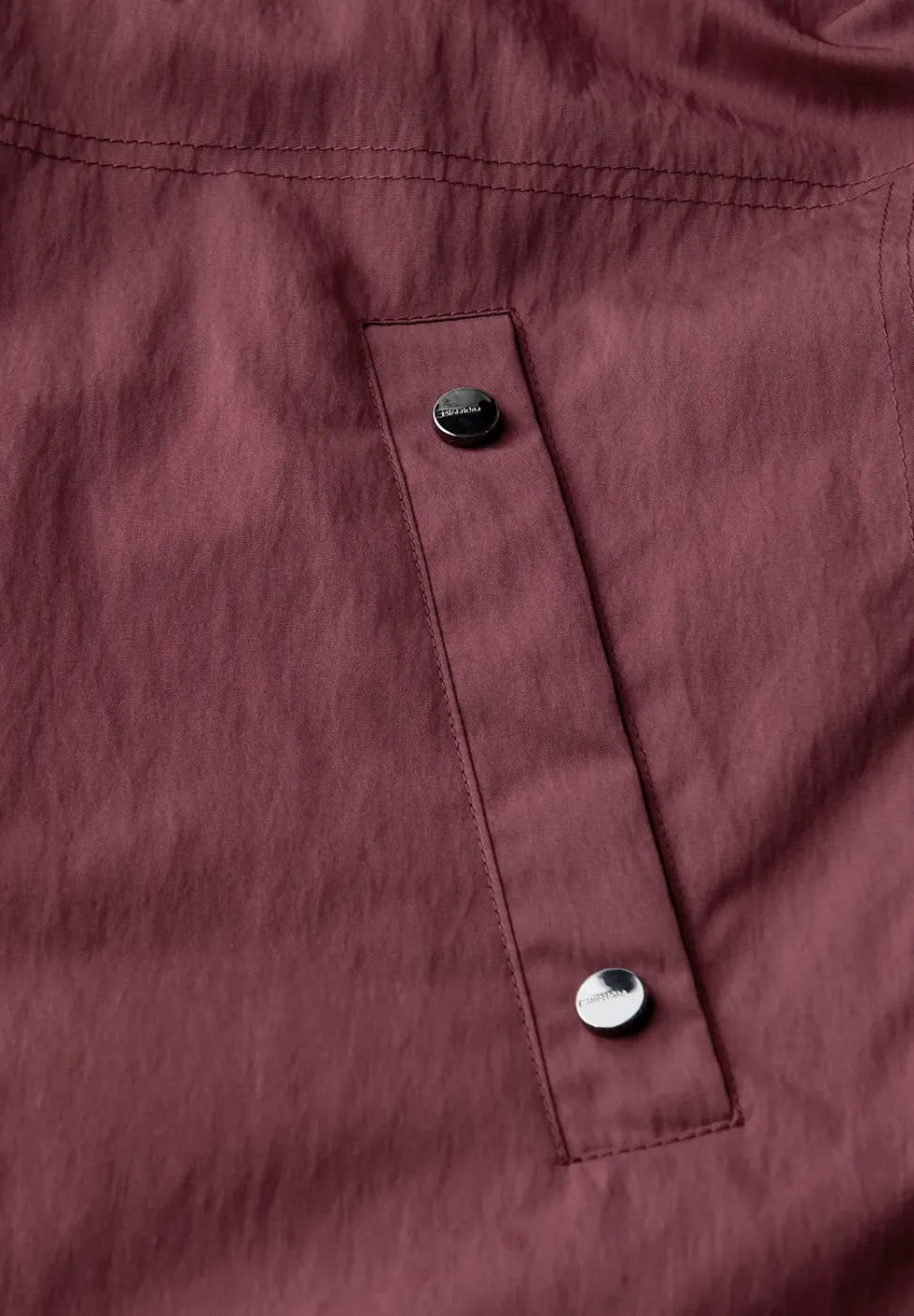 Lange blouson met capuchon