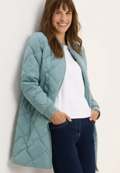 Lange gewatteerde blouson