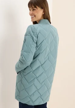 Lange gewatteerde blouson
