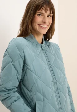 Lange gewatteerde blouson