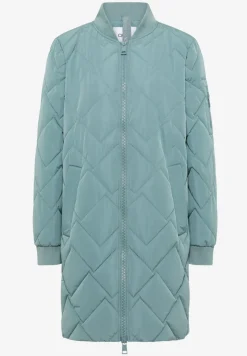 Lange gewatteerde blouson