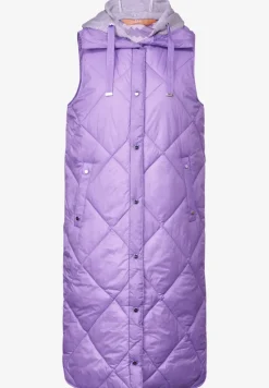 Lange gewatteerde bodywarmer