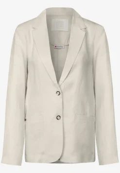 Lange linnen blazer