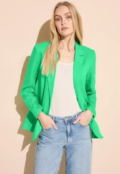 Lange linnen blazer