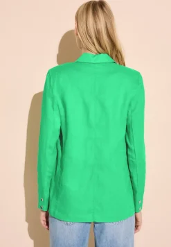 Lange linnen blazer