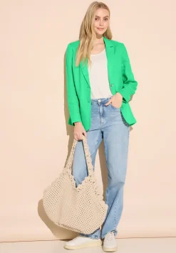 Lange linnen blazer