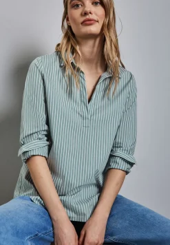 Lange zakelijke blouse