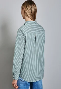 Lange zakelijke blouse