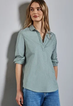 Lange zakelijke blouse