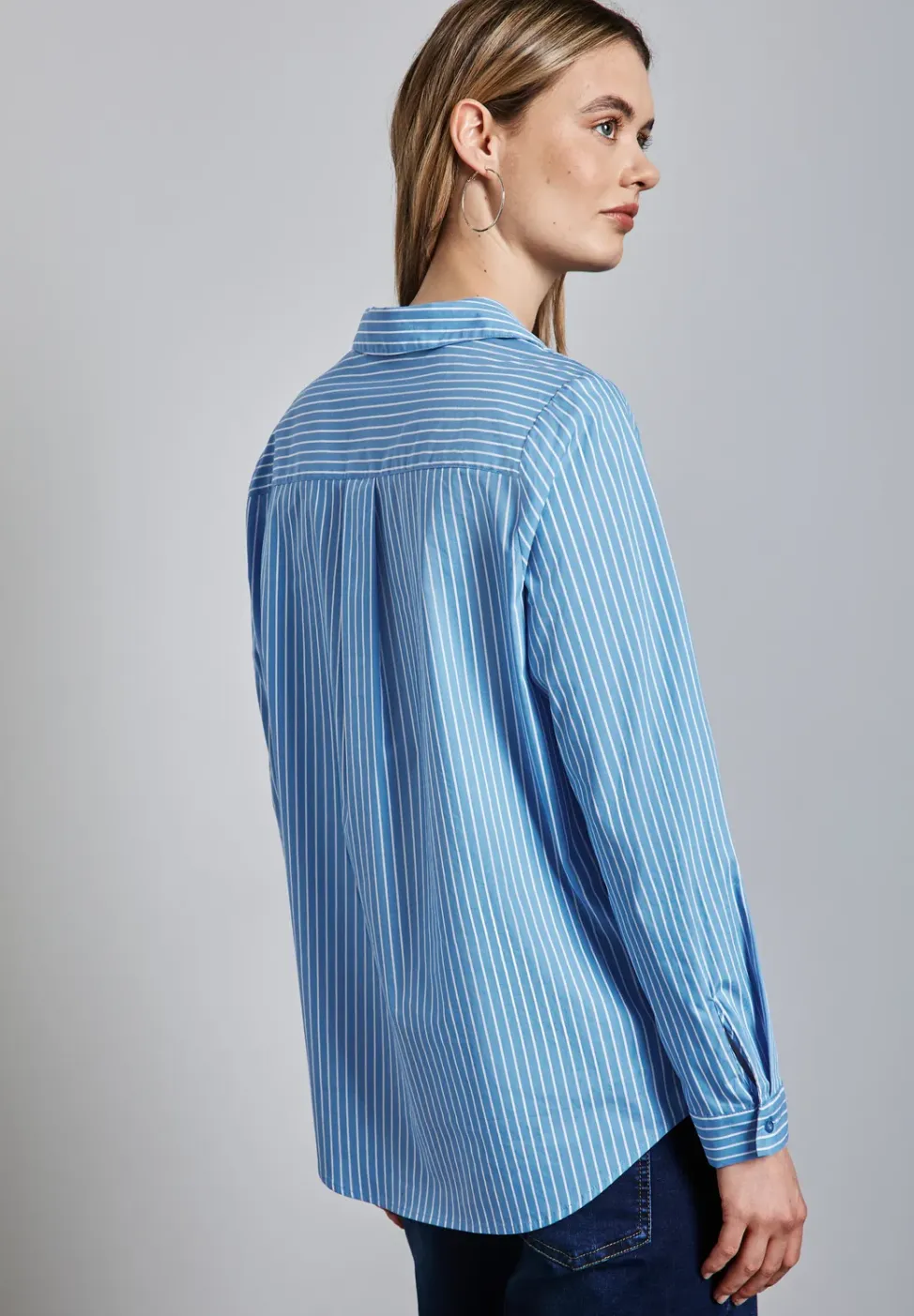 Lange zakelijke blouse