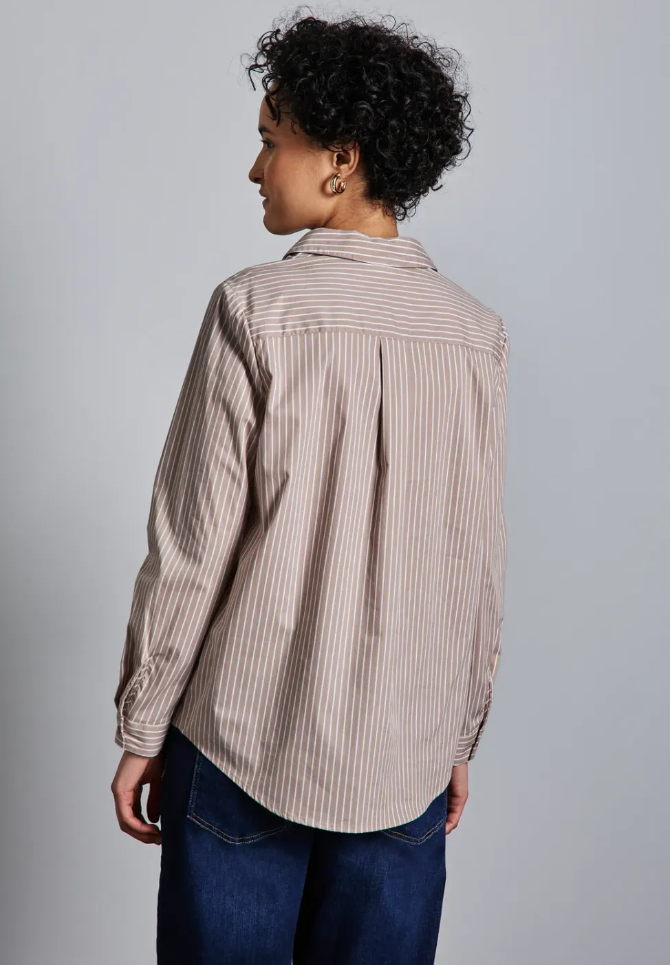 Lange zakelijke blouse