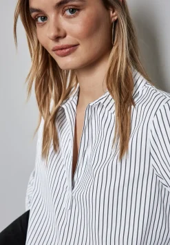Lange zakelijke blouse