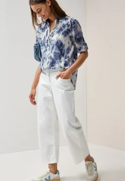 Lange blouse met patroon