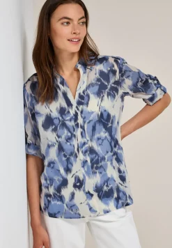 Lange blouse met patroon
