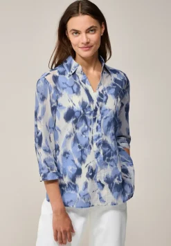 Lange blouse met patroon