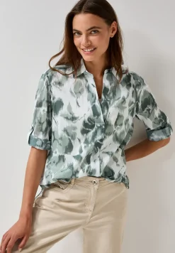 Lange blouse met patroon