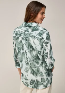 Lange blouse met patroon