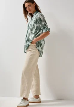 Lange blouse met patroon