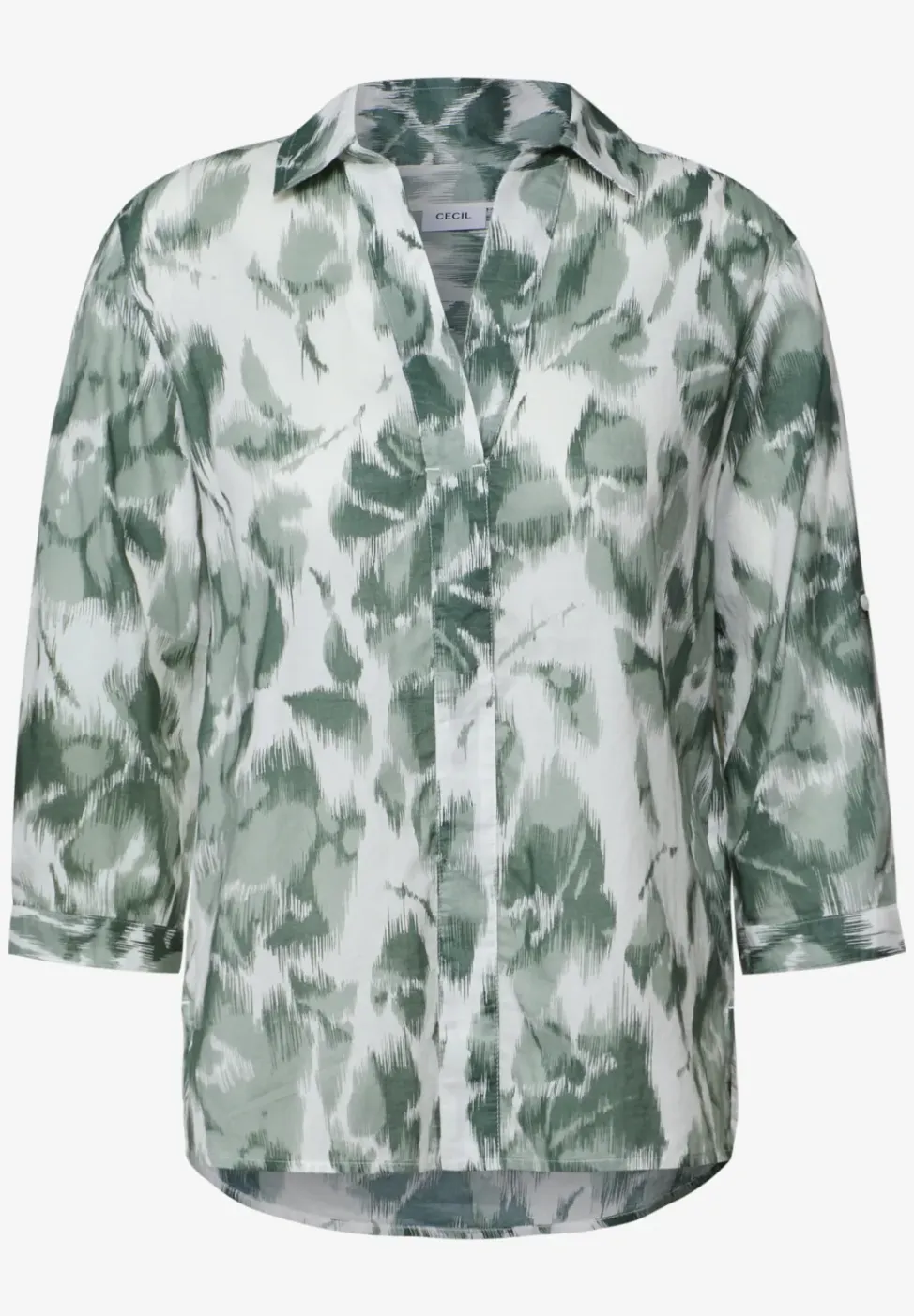 Lange blouse met patroon