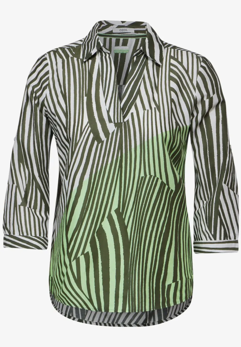 Lange blouse met strepen