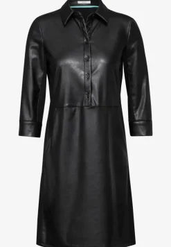 Lederlook jurk