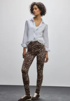 Legging met leopatroon