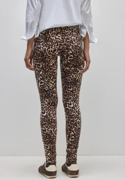Legging met leopatroon
