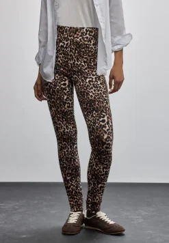 Legging met leopatroon