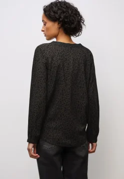 Leo blouse met gespleten hals