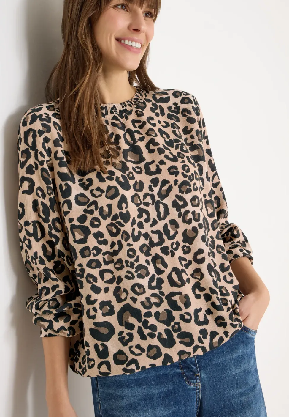 Leo blouse met lange mouwen
