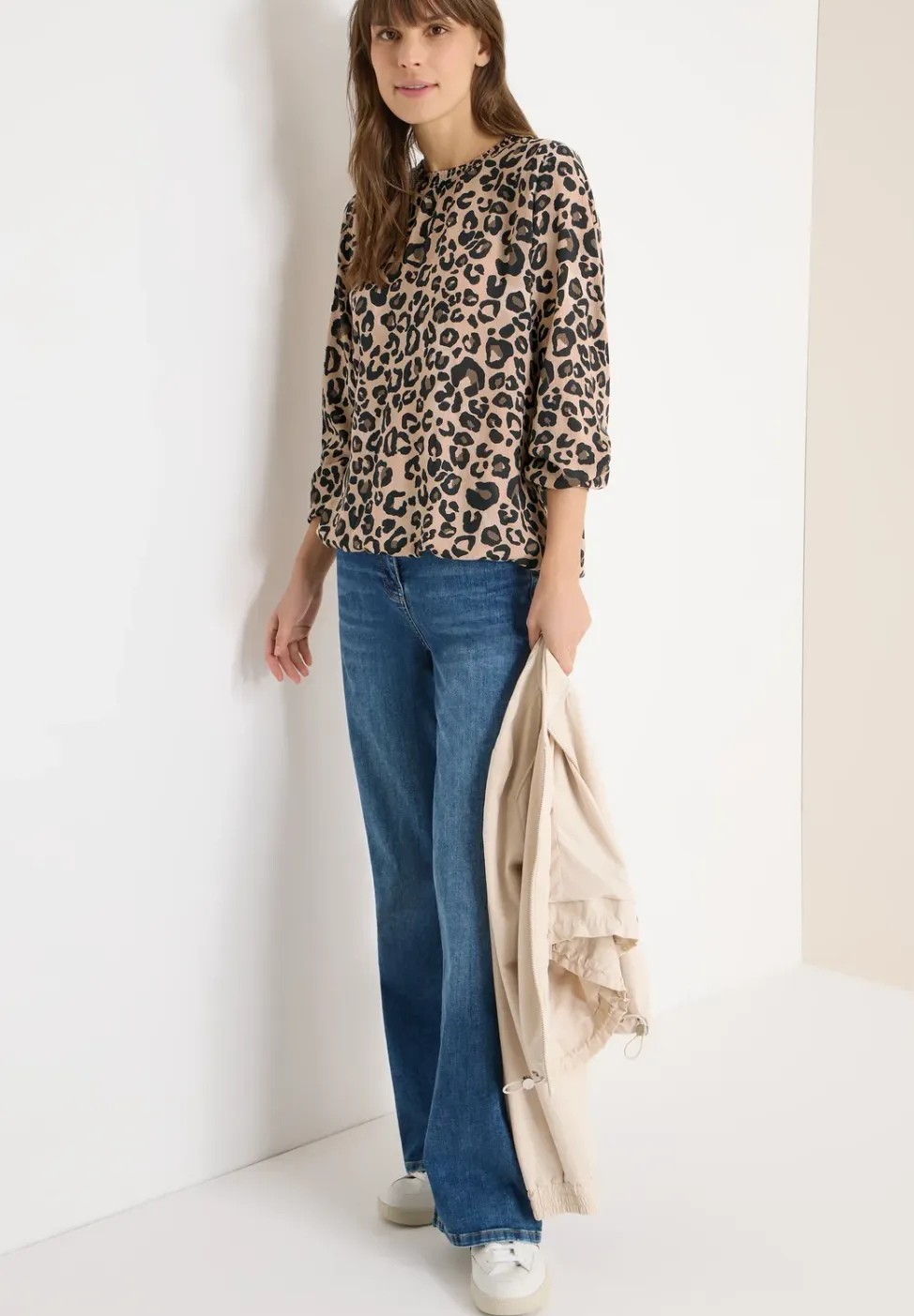 Leo blouse met lange mouwen
