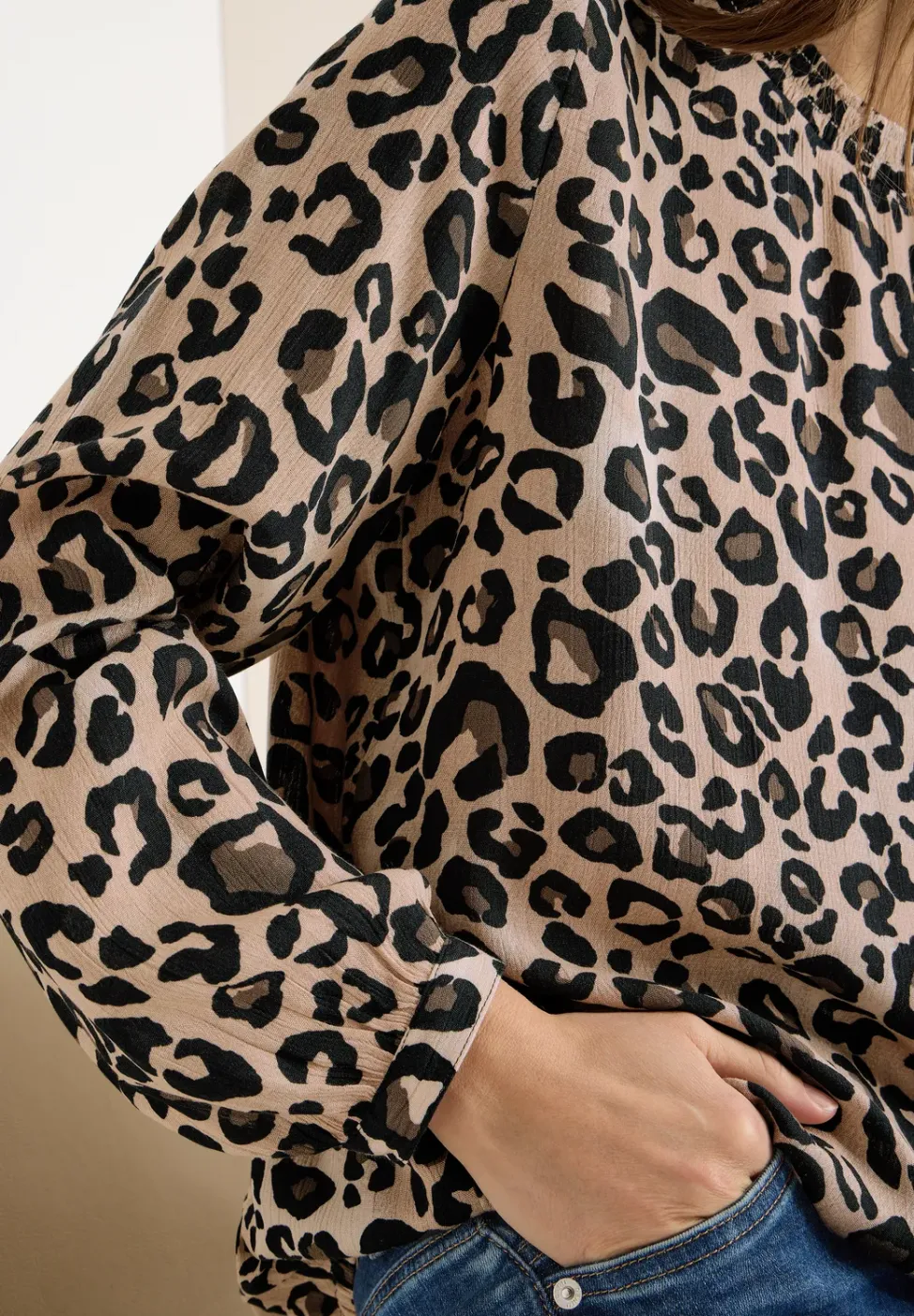Leo blouse met lange mouwen