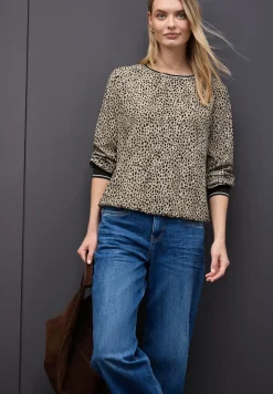 Leo blouse met taping details