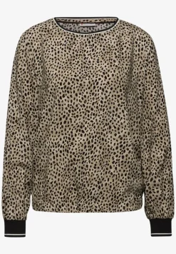 Leo blouse met taping details