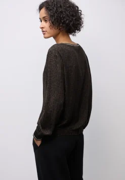 Leo blouse met taping details