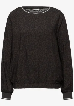 Leo blouse met taping details