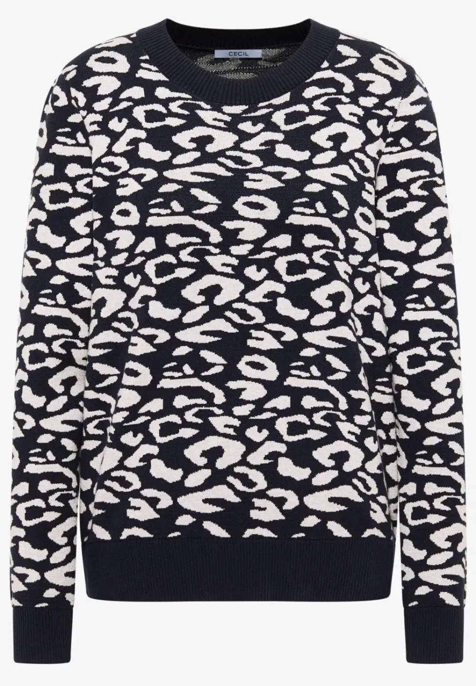 Leo jacquard trui