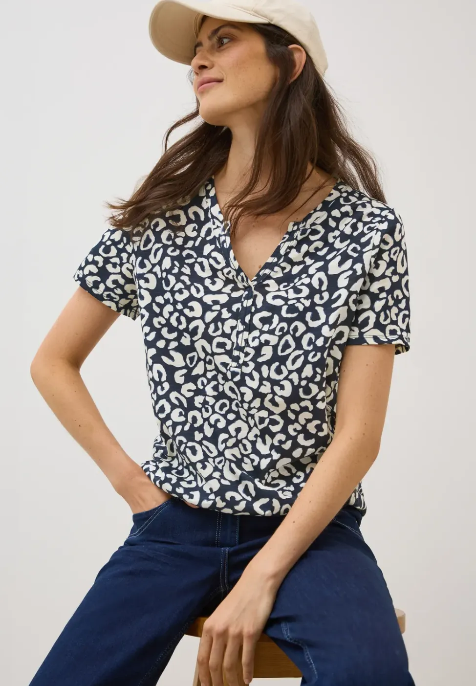 Leo-shirt in tuniekstijl