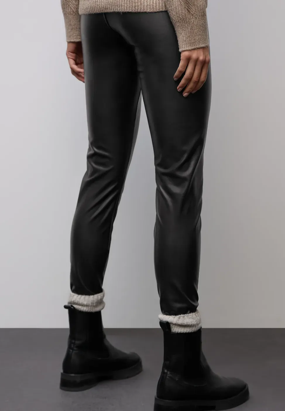 Leren legging