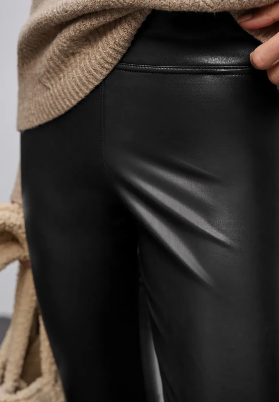 Leren legging